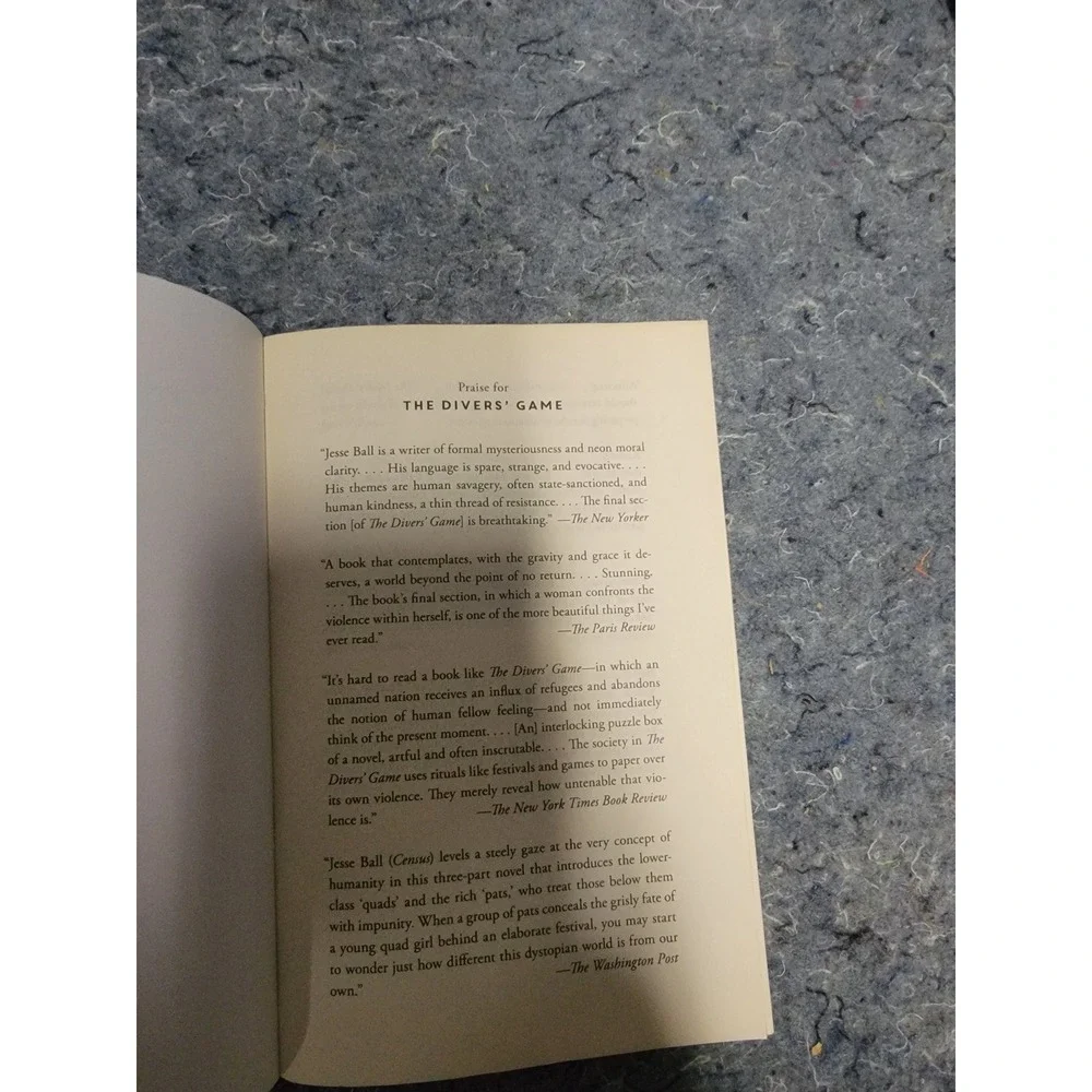 The Divers Game‎ by Jesse Ball